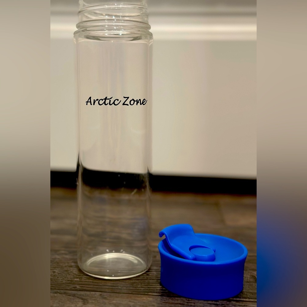 Glass water bottle